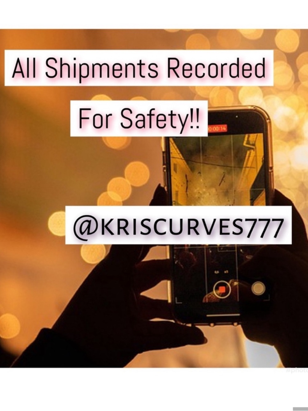 ✨ALL SHIPMENTS RECORDED FOR SAFETY✨